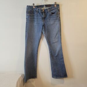 AG Adriano Goldschmied Mid Rise Flare Jeans Womens Size 32 R  Made In USA